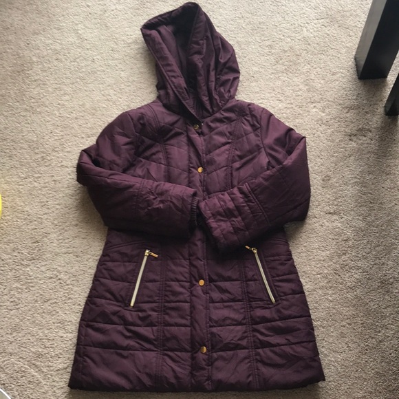 Metaphor Burgundy Coat (gently used) - Picture 1 of 8
